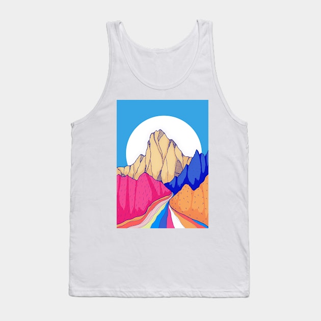 The Rainbow River Tank Top by Swadeillustrations